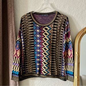 Peruvian Connection Blythswood Aztec Sweater